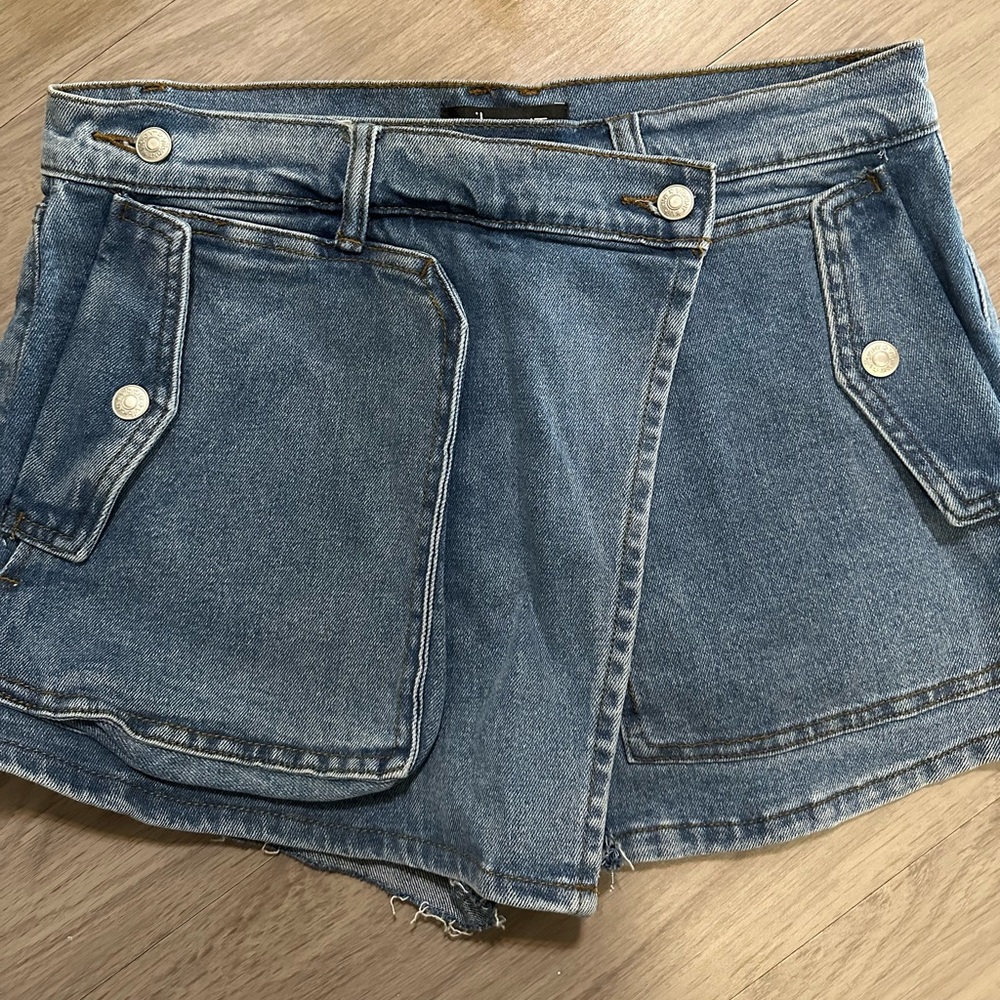 OOTD Jean Skort